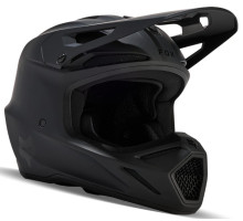 Шлем FOX V3 SOLID HELMET [Matte Black], S (55-56 см)