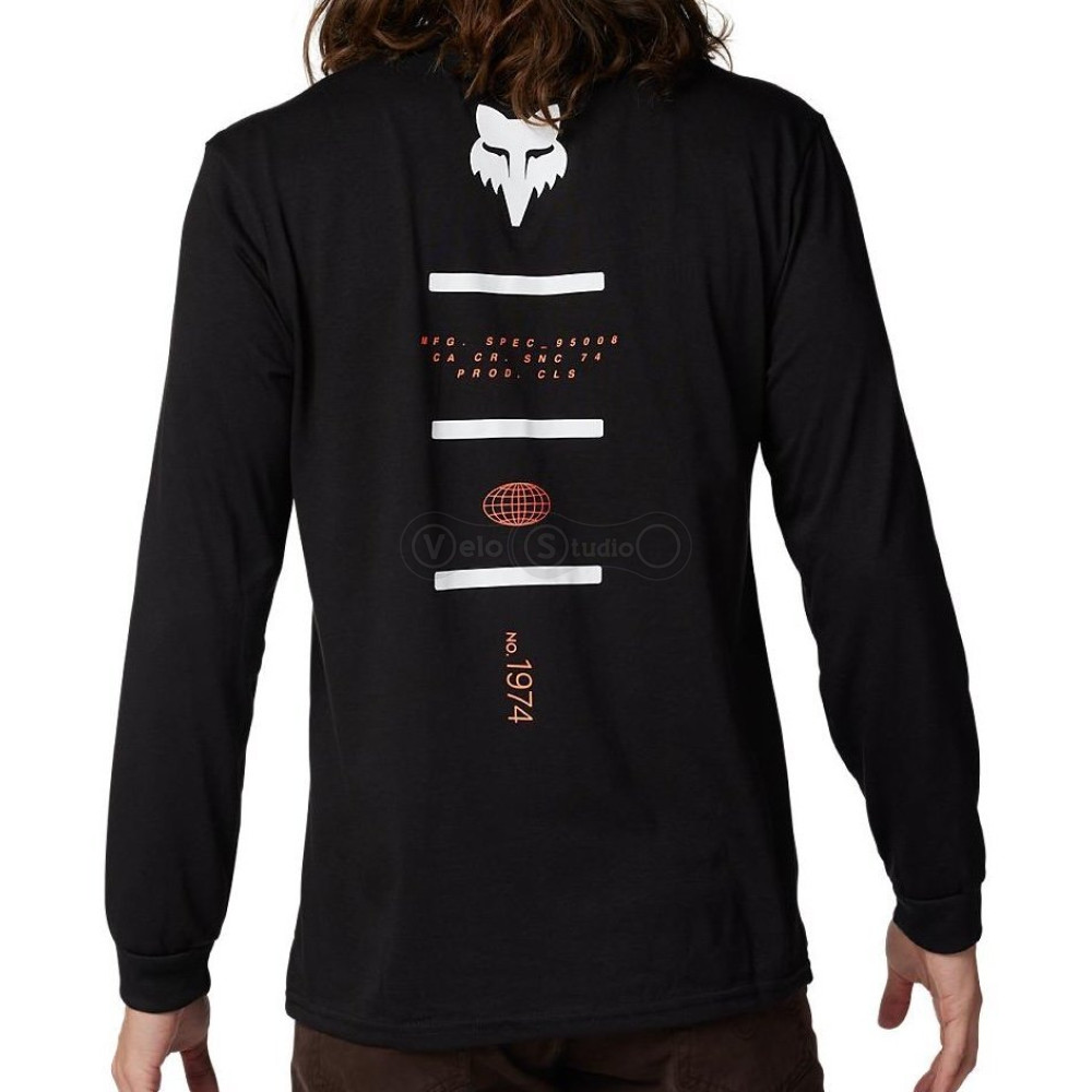 Футболка FOX MAGNETIC TECH TEE Long [Black], L