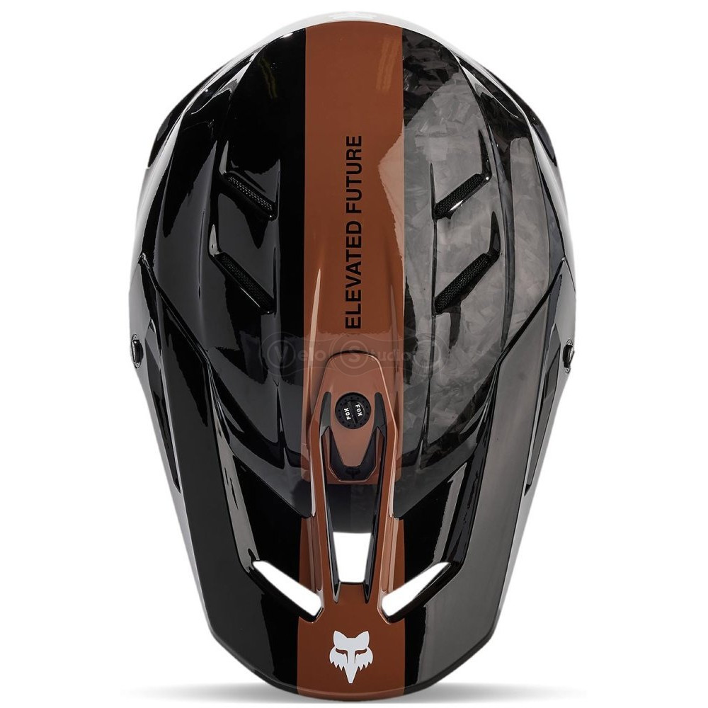 Шлем FOX V3 RS OPTICAL HELMET [Black], L (59-60 см)