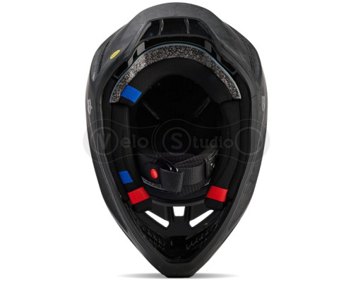 Шлем FOX V3 RS CARBON SOLID HELMET [Matte Black], M (57-58 см)