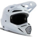 Шолом FOX V3 RS CARBON SOLID HELMET [White], M (57-58 см)