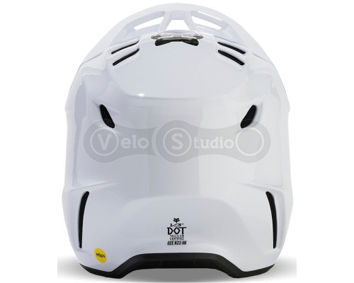 Шолом FOX V3 RS CARBON SOLID HELMET [White], M (57-58 см)
