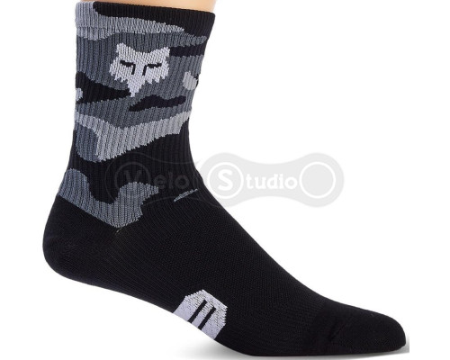 Носки FOX RANGER Sock - 6 inch - CAMO [Black], L/XL (EU43-45)