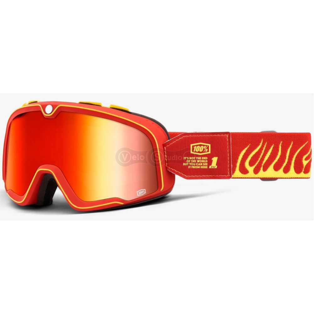 Маска 100% BARSTOW Goggle Death Spray - Mirror Red Lens