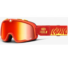 Маска 100% BARSTOW Goggle Death Spray - Mirror Red Lens