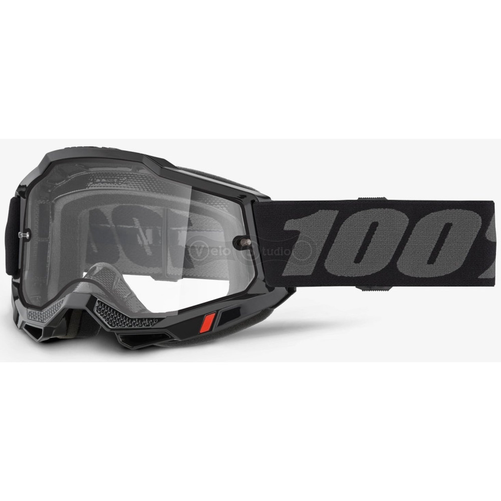 Маска 100% ACCURI 2 Enduro Goggle Black - Clear Dual Lens