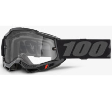 Маска 100% ACCURI 2 Enduro Goggle Black - Clear Dual Lens