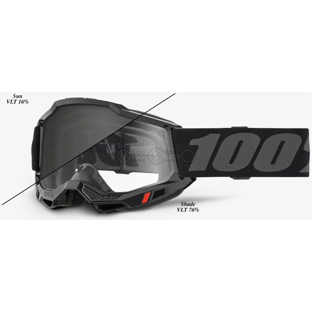 Маска 100% ACCURI 2 OTG/UTV/ATV DESERT Goggle Black - Photochromic Lens