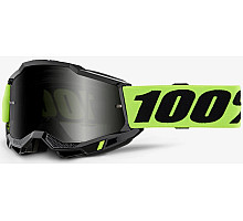 Маска 100% ACCURI 2 SAND Goggle Neon Yellow - Smoke Lens