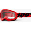 Маска 100% STRATA 2 Goggle Red - Clear Lens
