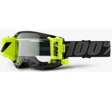 Маска 100% STRATA 2 FORECAST Goggle Black - Clear Lens, Roll-Off