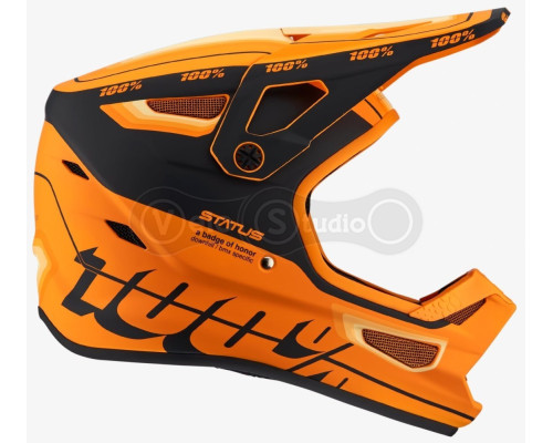 Шолом Ride 100% STATUS Helmet [Topenga Orange], L (59-60 см)