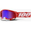 Маска 100% RACECRAFT 2 Goggle Red - Mirror Red Lens