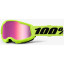 Дитяча маска 100% STRATA 2 Youth Goggle Neon Yellow - Mirror Pink Lens