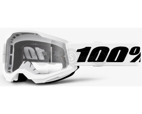 Дитяча маска 100% STRATA 2 Youth Goggle White - Clear Lens