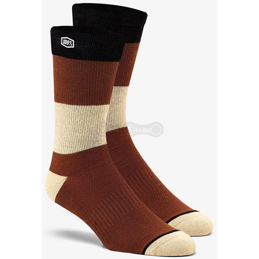Носки Ride 100% TRIO Sock [Camel], L/XL (EU 42-46)