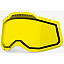 Линза 100% RC2/AC2/ST2 Dual Vented Lens - Yellow, Dual Clear Lens