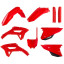 Пластик Polisport ENDURO kit - Honda (21-) [Red], Honda