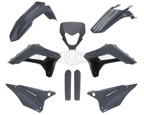 Пластик Polisport ENDURO kit - Sherco (24-) [Nardo Grey], Sherco