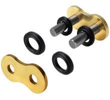 Замок цепи мотоцикла Regina Type 19/137ZRE Rivert Link - 525 [Gold], 525 / Seal Ring