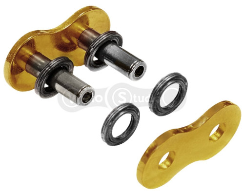 Замок цепи мотоцикла Regina Type 44/135ZRE Rivert Link - 520 [Gold], 520 / Seal Ring