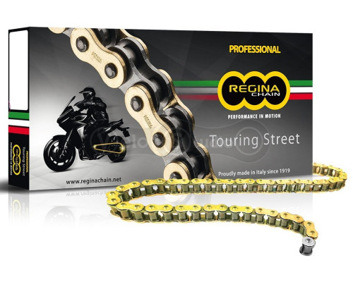 Цепь Regina ZRT Chain - 520 [Gold], 520-124L / Seal Ring