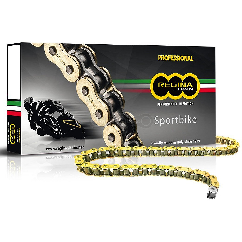 Цепь Regina ZRP Chain – 520 [Gold], 520-114L / Seal Ring