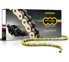 Ланцюг Regina ZRP Chain - 520 [Gold], 520-120L / Seal Ring