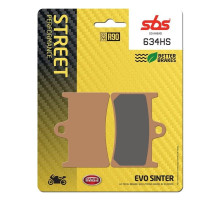 Колодки гальмові SBS 634HS Performance Front Brake Pads, EVO Sinter