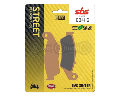 Колодки гальмові SBS 694HS Performance Front Brake Pads, Sinter