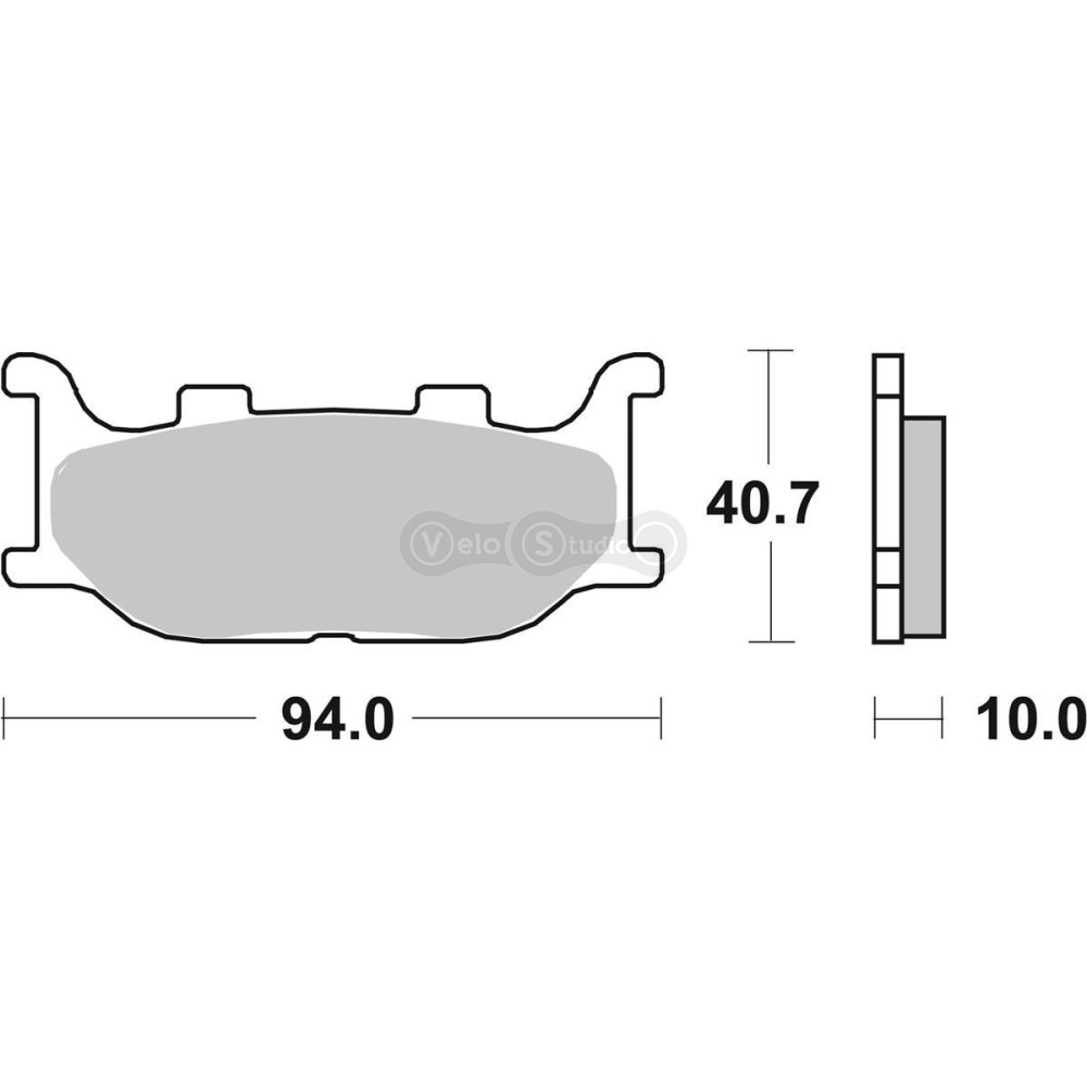Тормозные колодки SBS 691HS Performance Front Brake Pads, Sinter