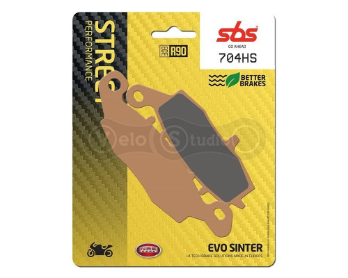 Тормозные колодки SBS 704HS Performance Front Brake Pads, Sinter