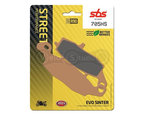 Колодки гальмівні SBS 705HS Performance Front Brake Pads, Sinter