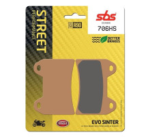 Колодки гальмівні SBS 706HS Performance Front Brake Pads, Sinter
