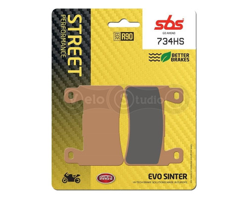 Колодки гальмівні SBS 734HS Performance Front Brake Pads, Sinter