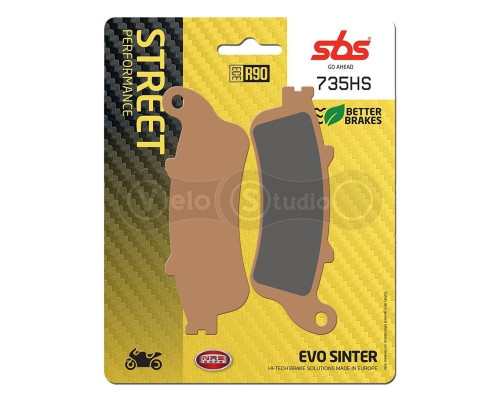 Тормозные колодки SBS 735HS Performance Front Brake Pads, Sinter