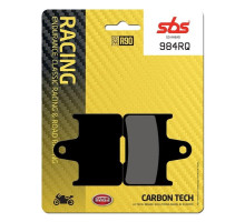 Колодки гальмівні SBS 984RQ Racing Rear Brake Pads, Carbon Tech