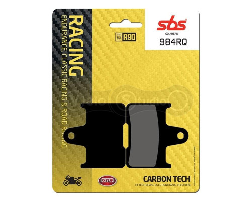 Тормозные колодки SBS 984RQ Racing Rear Brake Pads, Carbon Tech