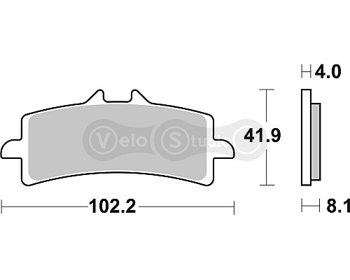 Колодки гальмівні SBS 901RST Track Days Front Brake Pads, Sinter