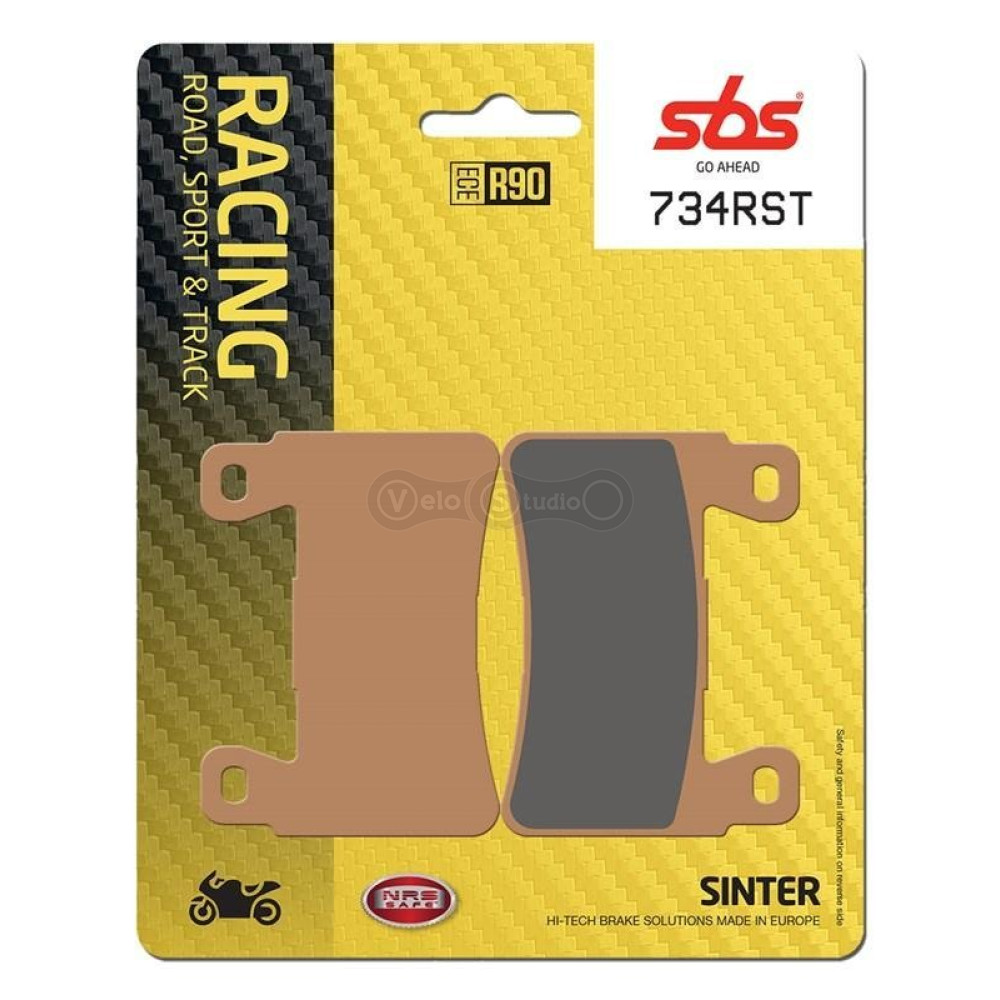 Тормозные колодки SBS 734RST Track Days Front Brake Pads, Sinter