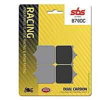 Тормозные колодки SBS 870DC Road Racing Front Brake Pads, Dual Carbon