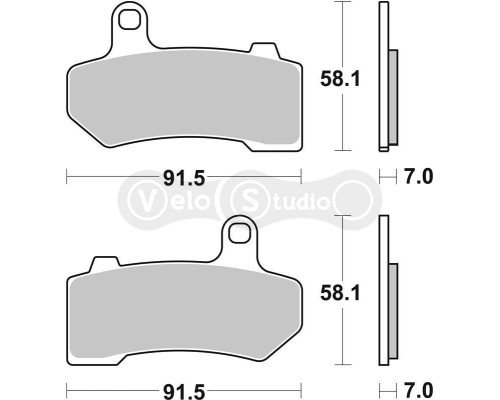 Тормозные колодки SBS 830H.HF Ultra Quit Brake Pads, Ceramic