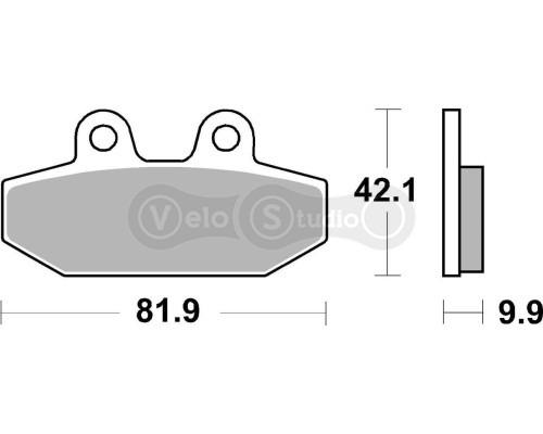 Тормозные колодки SBS 949H.LS High Performance Rear Brake Pads, Sinter