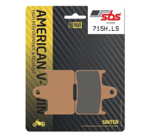 Колодки гальмівні SBS 715H.LS High Performance Rear Brake Pads, Sinter