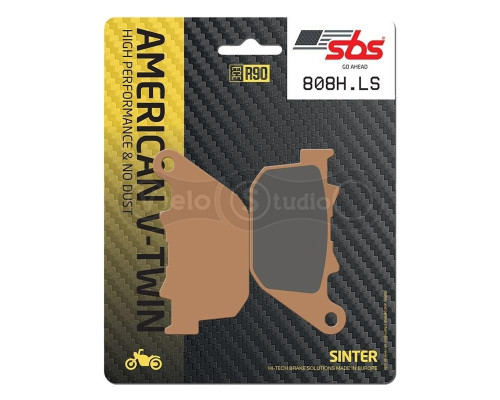 Колодки гальмівні SBS 808H.LS High Performance Rear Brake Pads, Sinter
