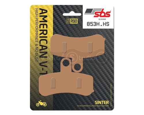 Колодки гальмівні SBS 853H.HS High Performance Front Brake Pads, Sinter
