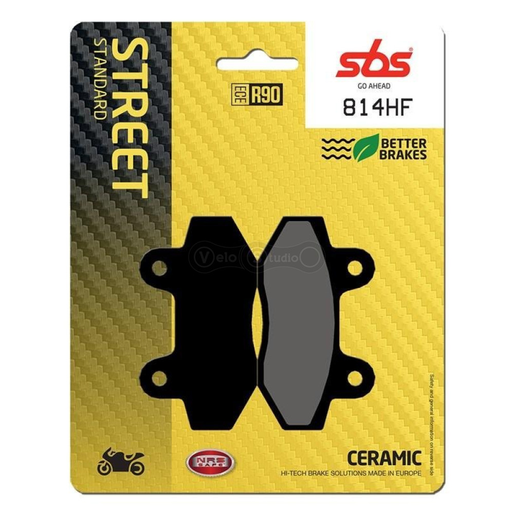 Тормозные колодки SBS 814HF Standard Brake Pads, Ceramic