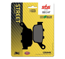 Колодки гальмівні SBS 881HF Standard Brake Pads, Ceramic
