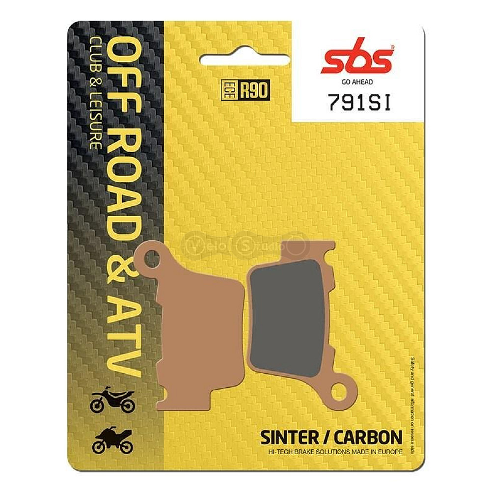 Тормозные колодки SBS 791SI Sport Brake Pads, Sinter/Carbon