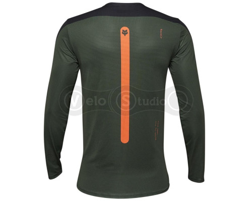 Вело джерсі FOX Flexair Jersey LS - Aviation [Dark Sage], L